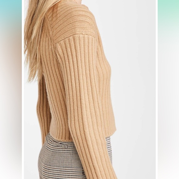 ✨ Vince Wool-Cashmere Ribbed Cardigan ✨
Size: S
Color: Camel - Picture 7 of 12